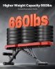 Weight Bench Sit up Bench for Home Gym Strength Training Adjustable Foldable