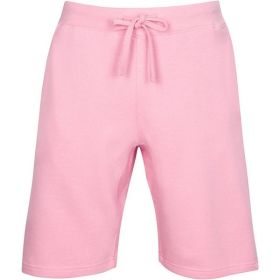 Fleece Sweat Shorts (Color: Pink, size: XL)